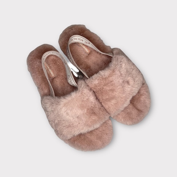 Koolaburra by Ugg Pink FUZZ’N Slide Sandals - Picture 3 of 4